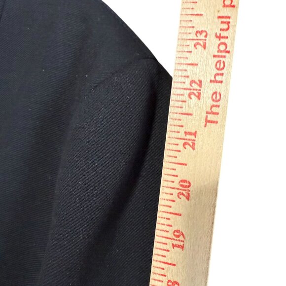 J. Crew 365 Stretch Twill Going Out Blazer Jacket Women's 10 Black Workwear - Picture 4 of 7